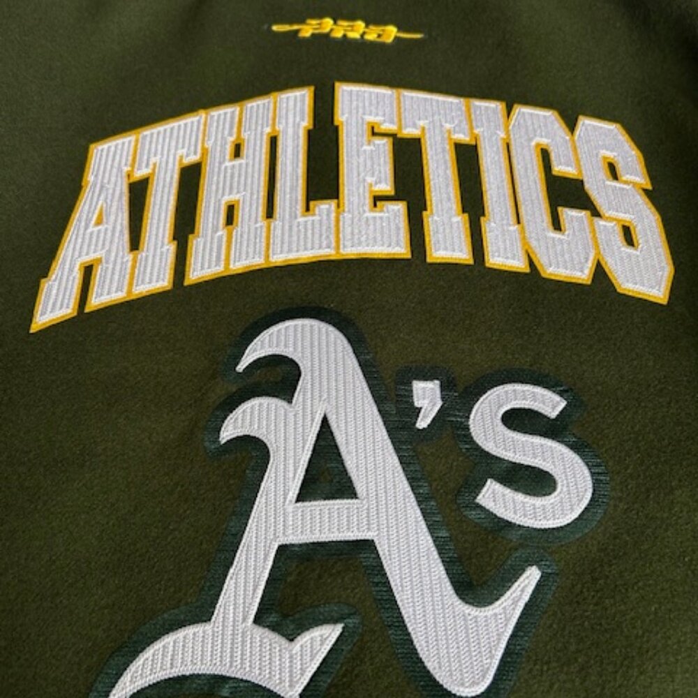 A's Athletics (Oakland/Sacramento/Las Vegas) MLB Varsity Jacket by Pro Standard